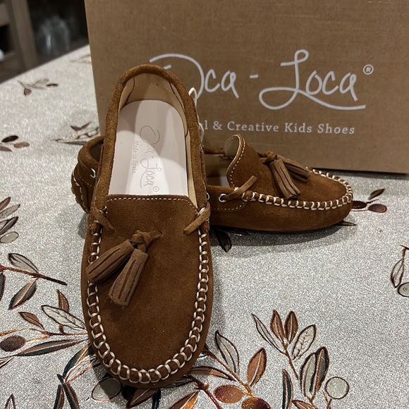 Oca-Loca Toddler Suede Loafers - Picture 7 of 9